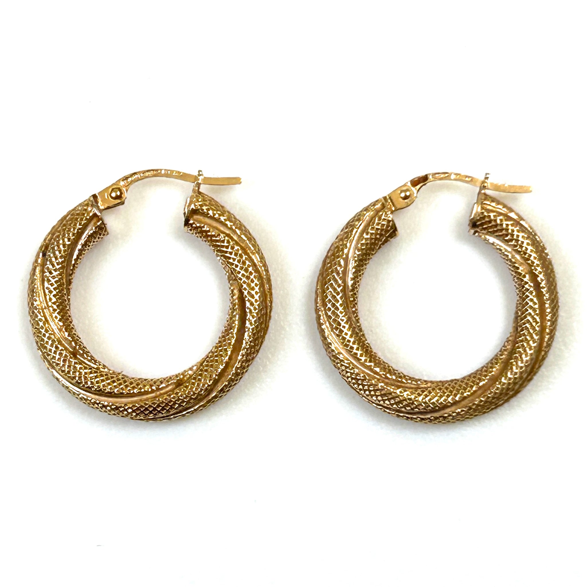 9ct Gold Hoop Earrings