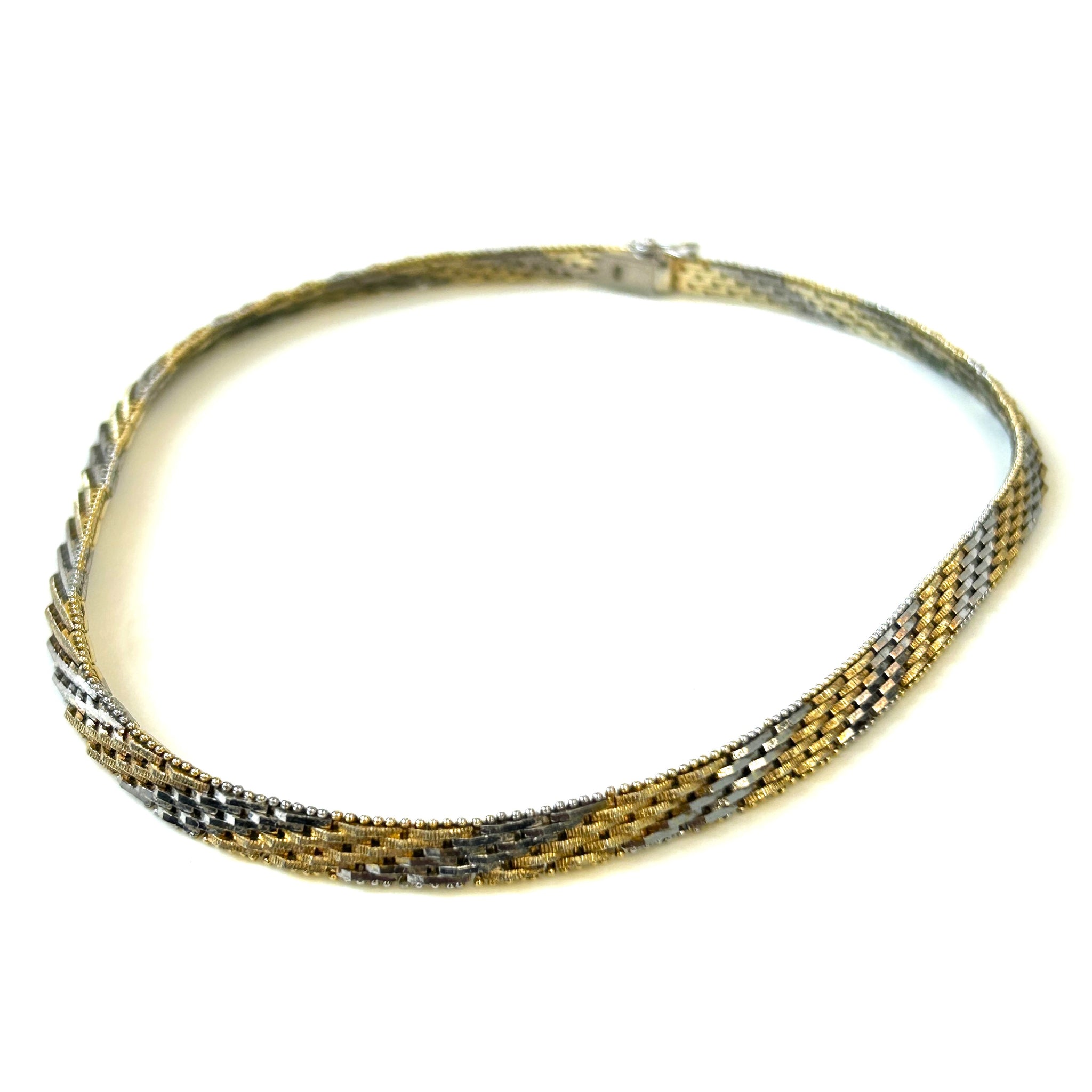 Two-Tone Gilded Sterling Silver Necklace