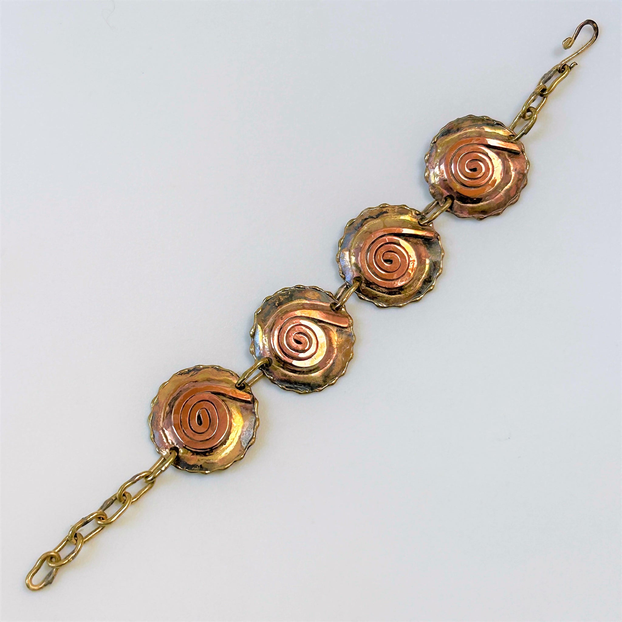 Hand-made Yellow Metal Bracelet
