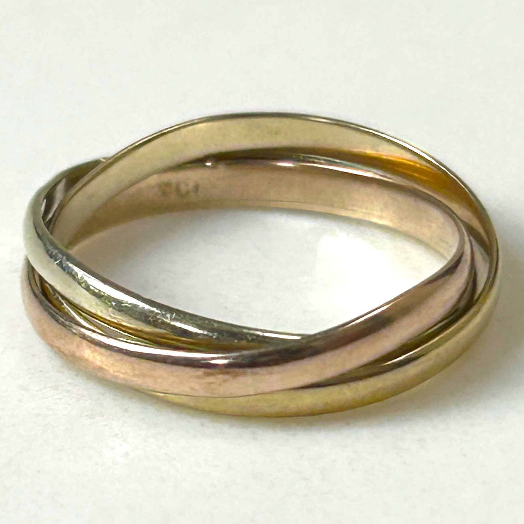 9ct Three Colour “Russian Wedding” Band