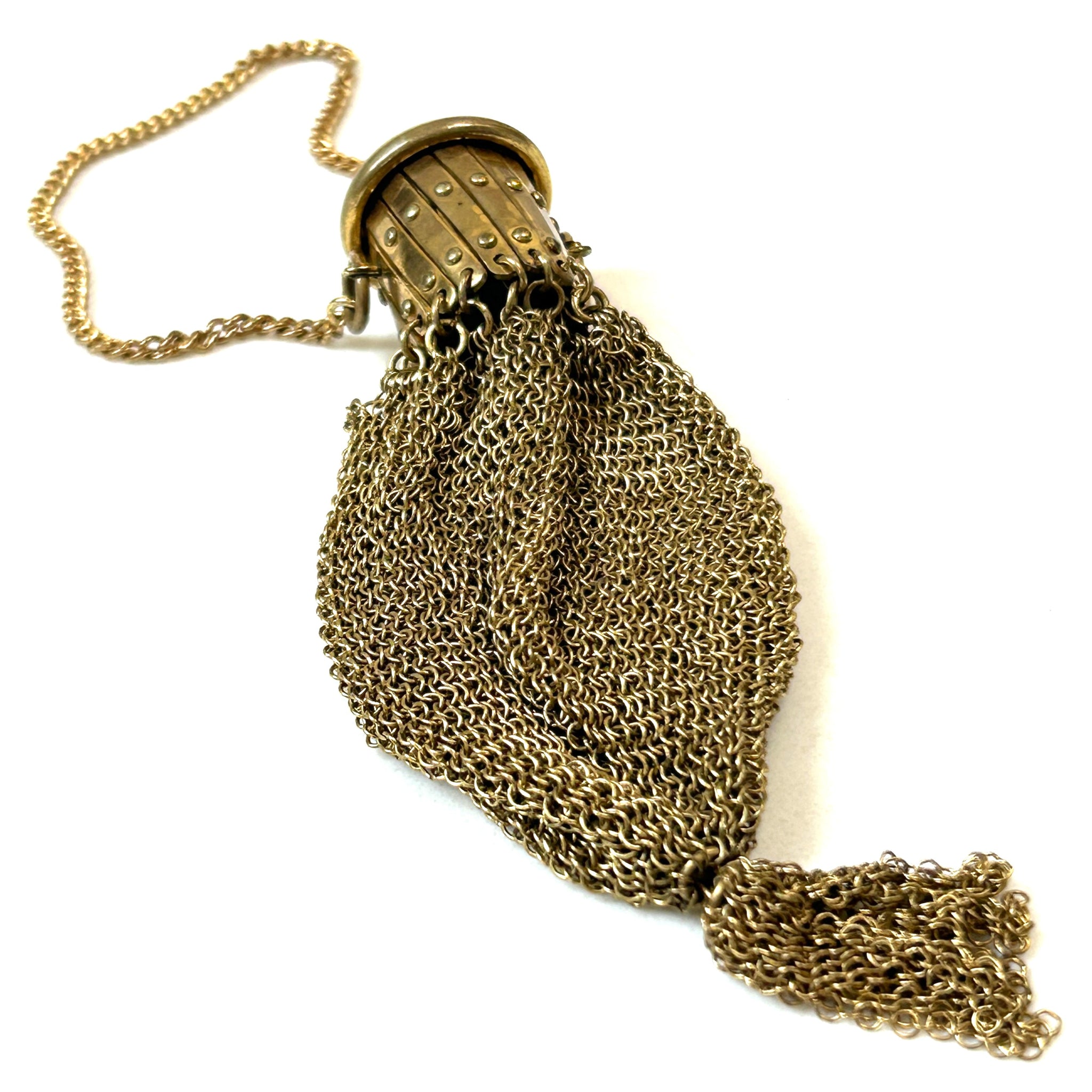 Vintage Yellow Metal “Miser’s Purse”