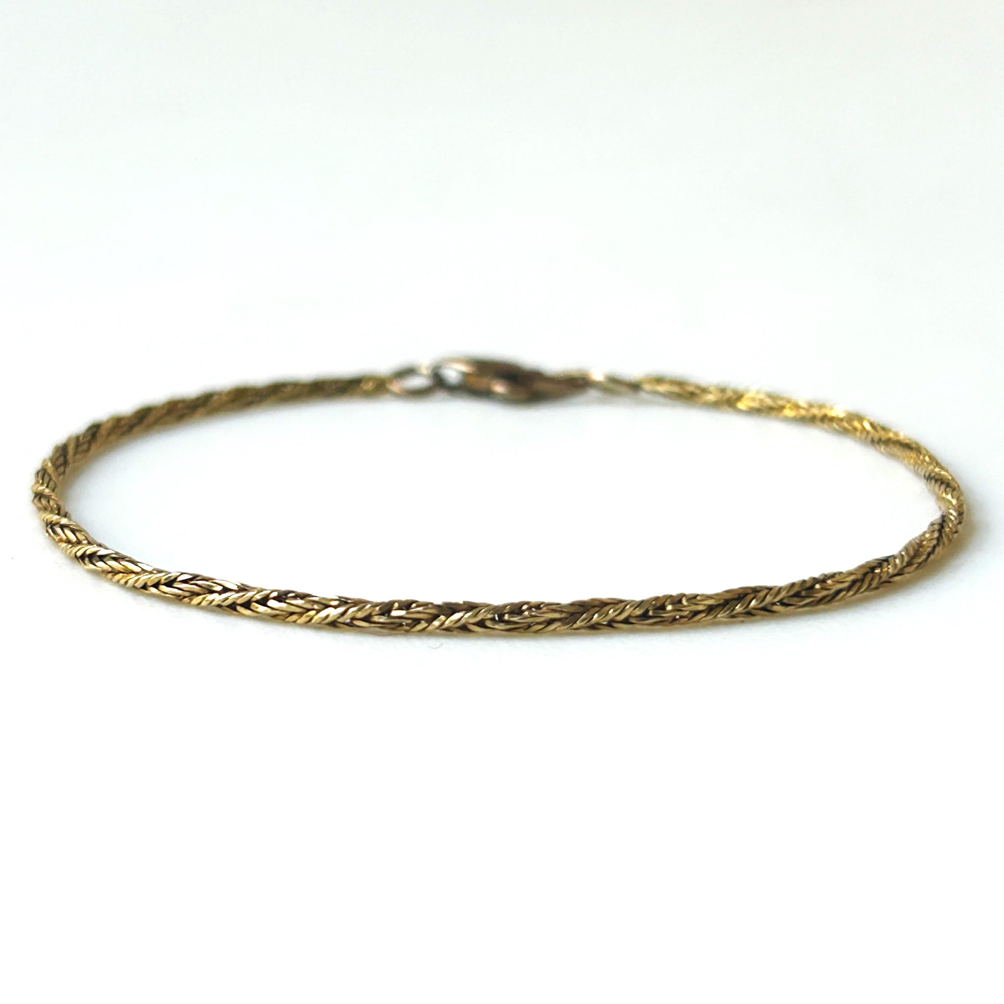 18ct Gold Twist Chain Bracelet