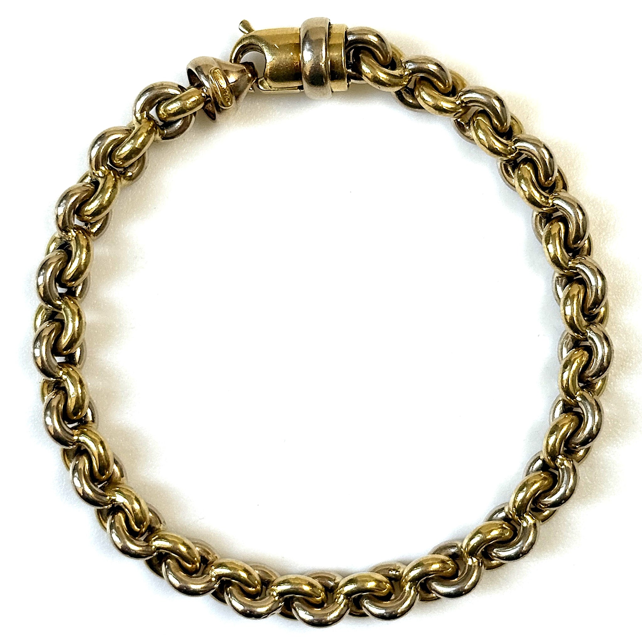 Vintage 18ct Two-Tone Gold Bracelet