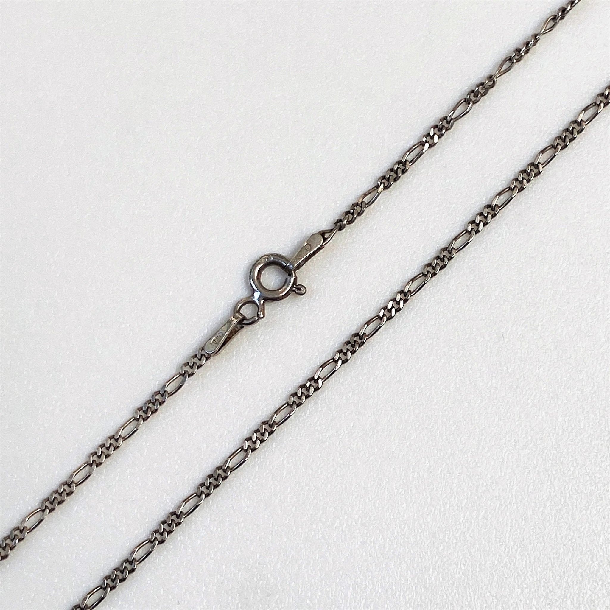 Sterling Silver Figaro Chain Necklace