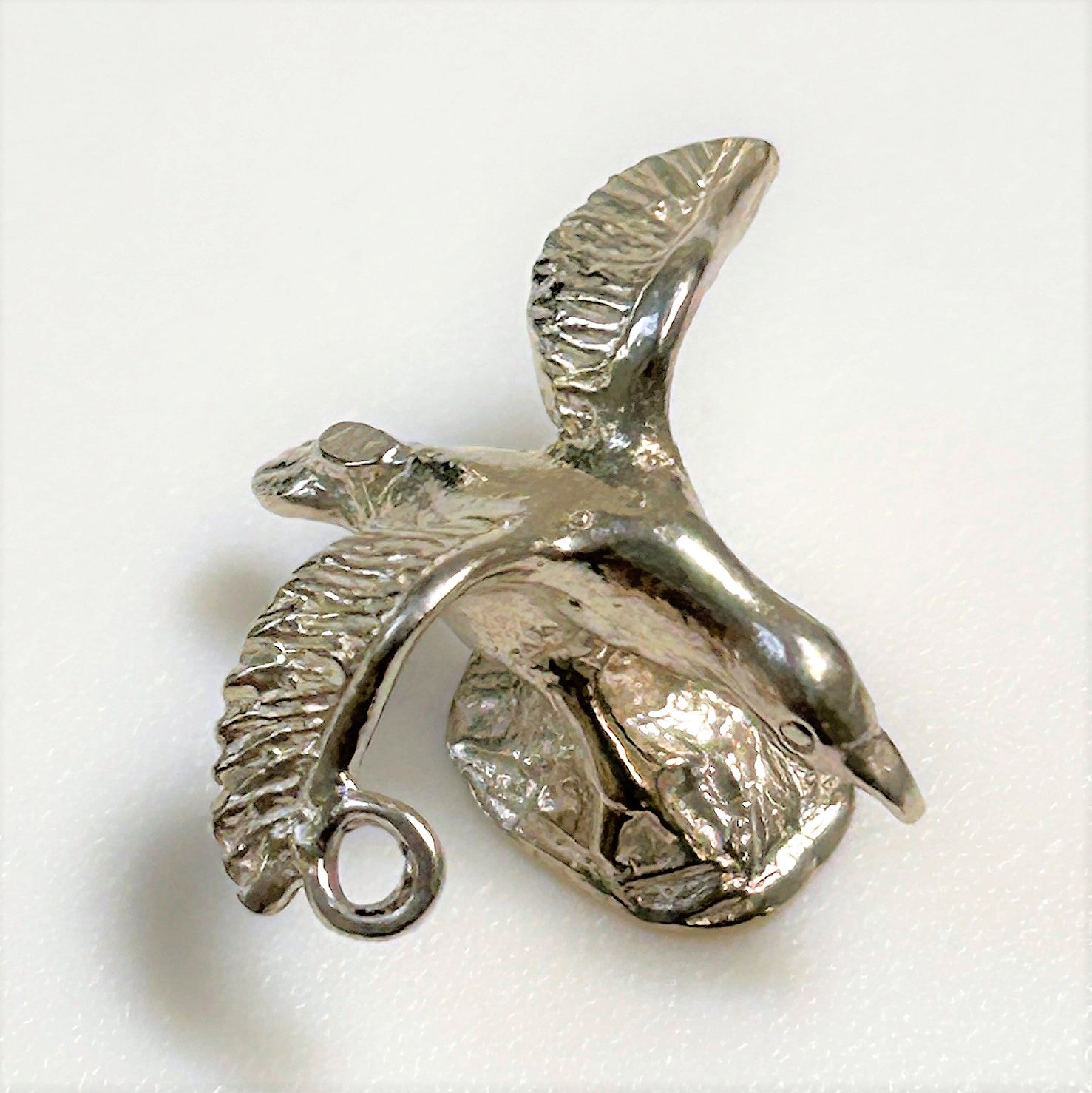Miniature Silver “Seagull” Charm Pendant