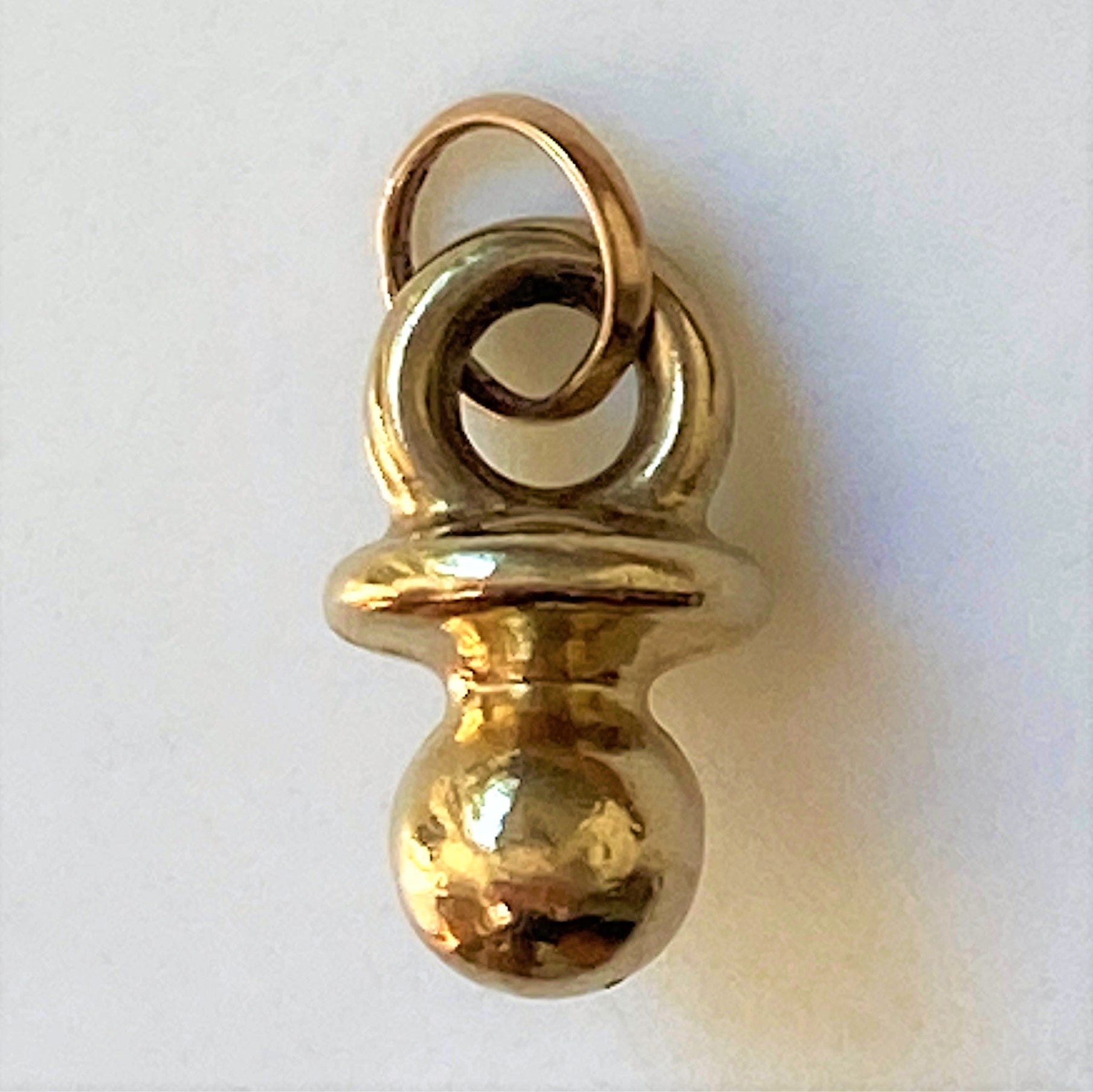 Vintage 9ct Gold “Baby’s Dummy” Charm Pendant