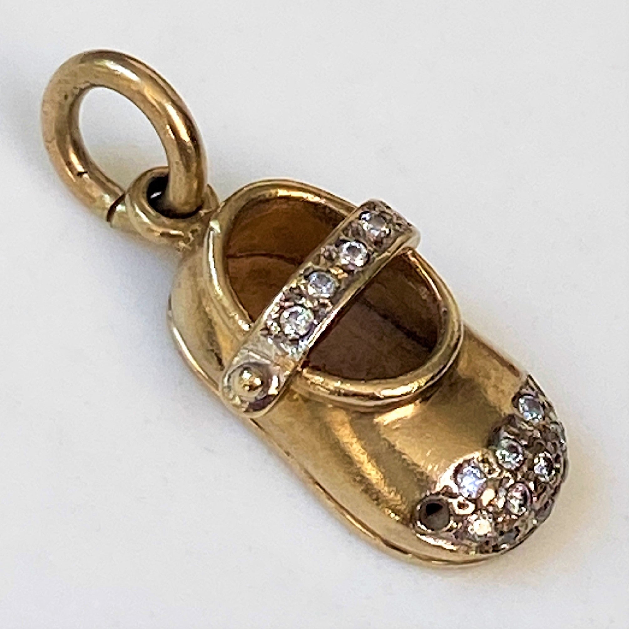 Vintage 9ct Gold “Baby’s Shoe” Charm Pendant