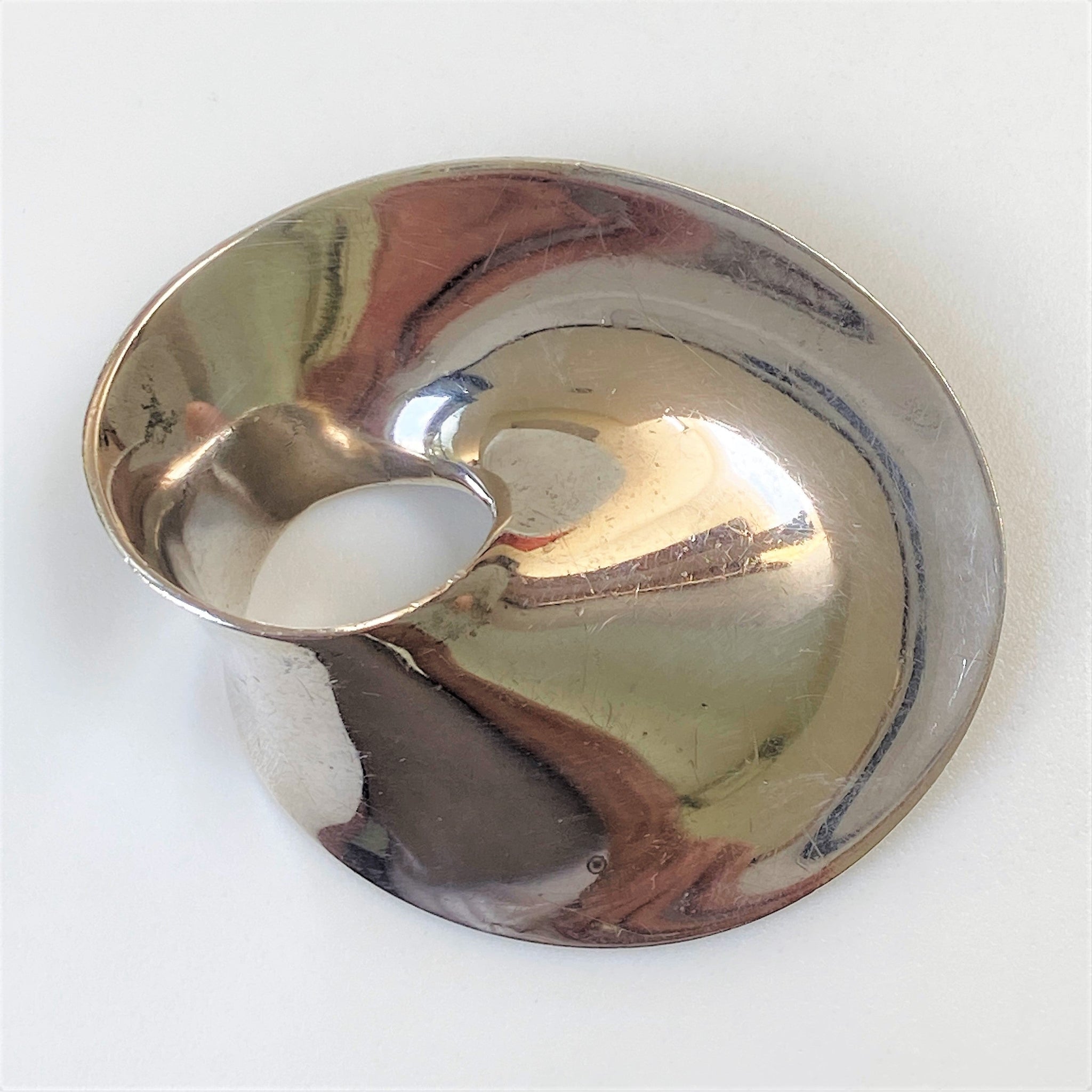 Sterling Silver Brooch Design 374 by Torun for Georg Jensen