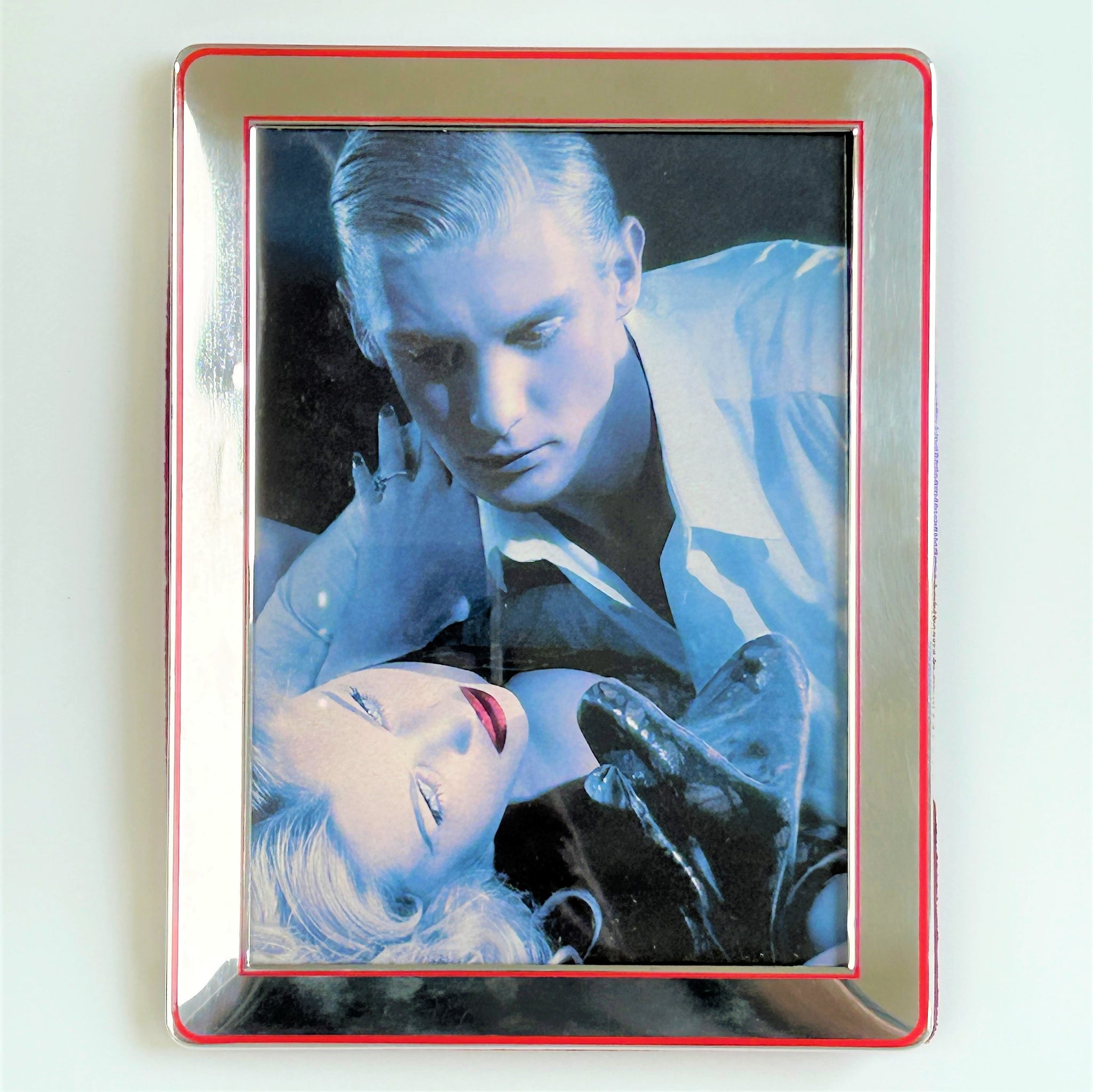Modern Sterling Silver Photo Frame