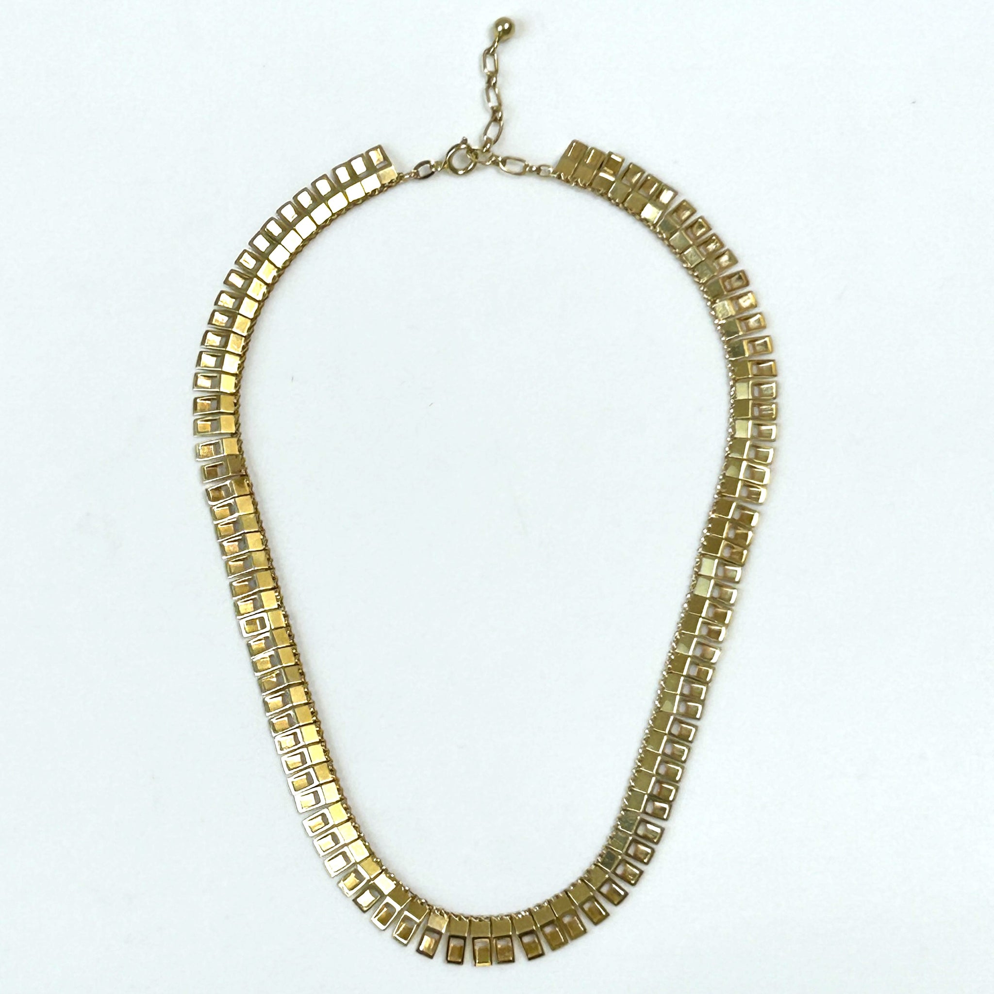 14ct Gold Retro-Style Necklace