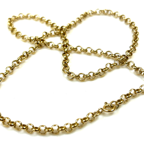 9ct Gold Cable-Link Chain Necklace