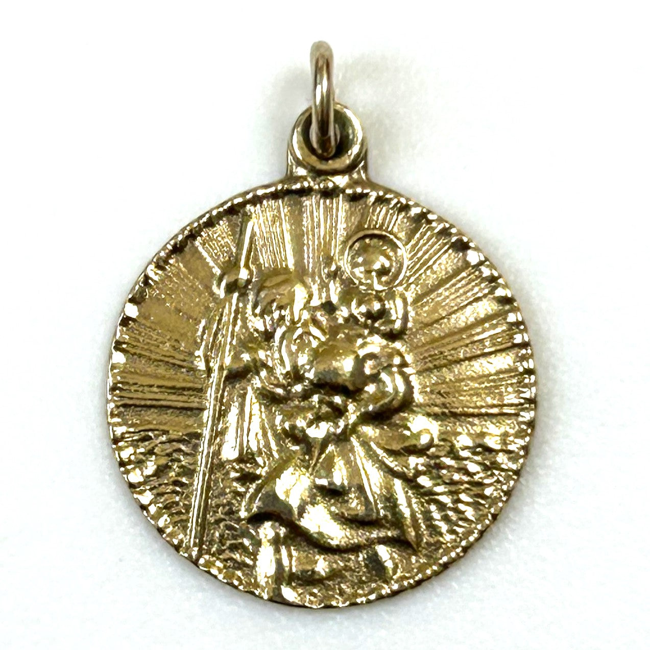 9ct Gold “St Christopher” Pendant