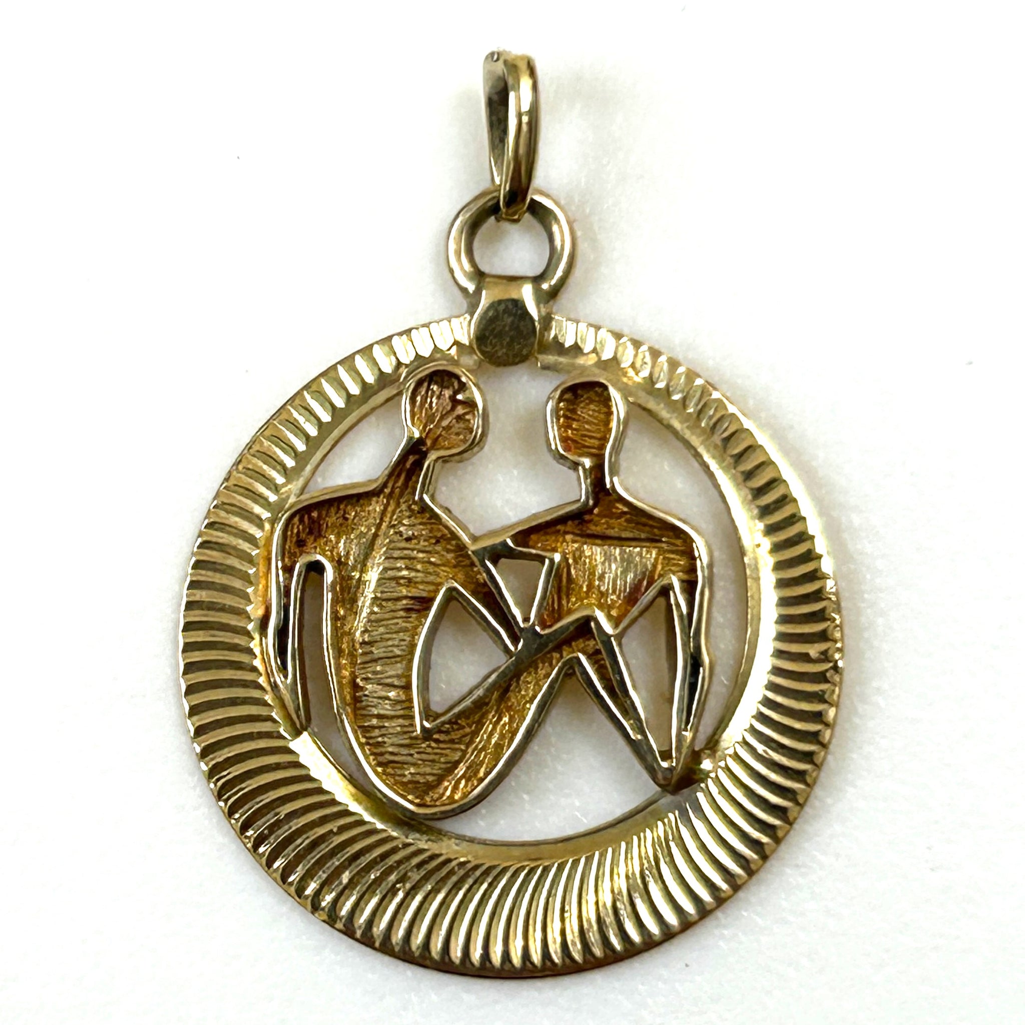 14ct Gold “Gemini” Pendant