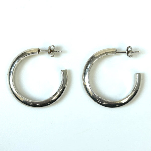 Silver Hoop Earrings