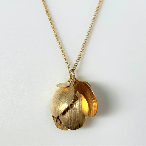 Kalinska Design, Poland, Silver Gilt Designer Necklace