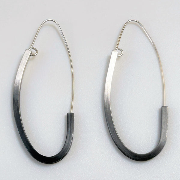 Large Handmade Sterling Silver Earrings