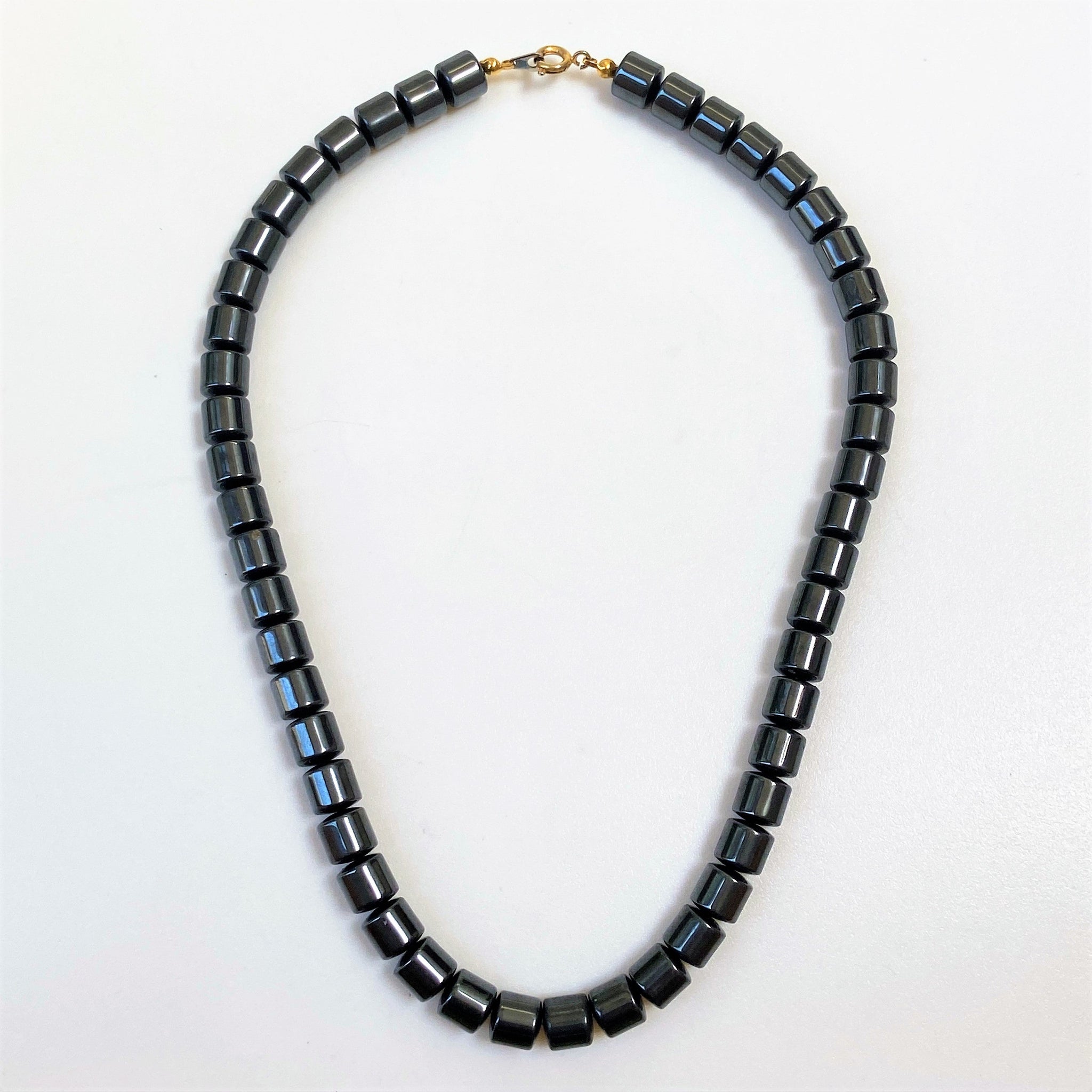 Haematite Bead Necklace Bancroft Antiques