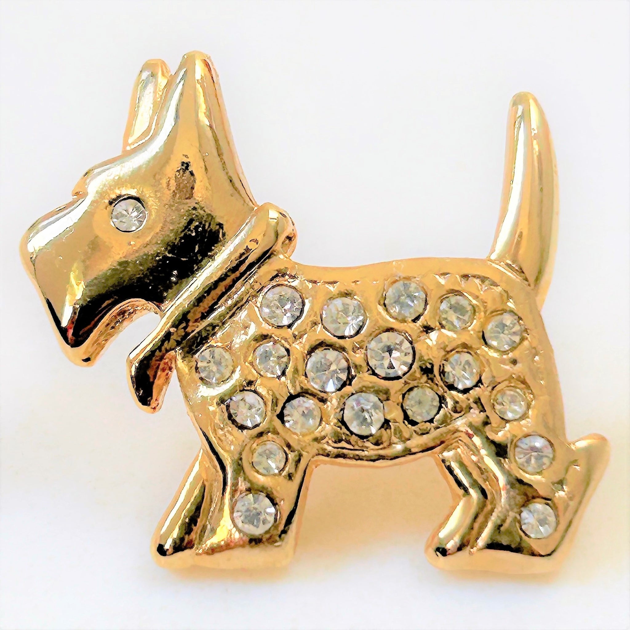 Miniature Vintage “Scottie Dog” Lapel Pin