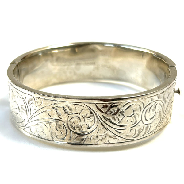 Vintage Silver Bangle Bracelet