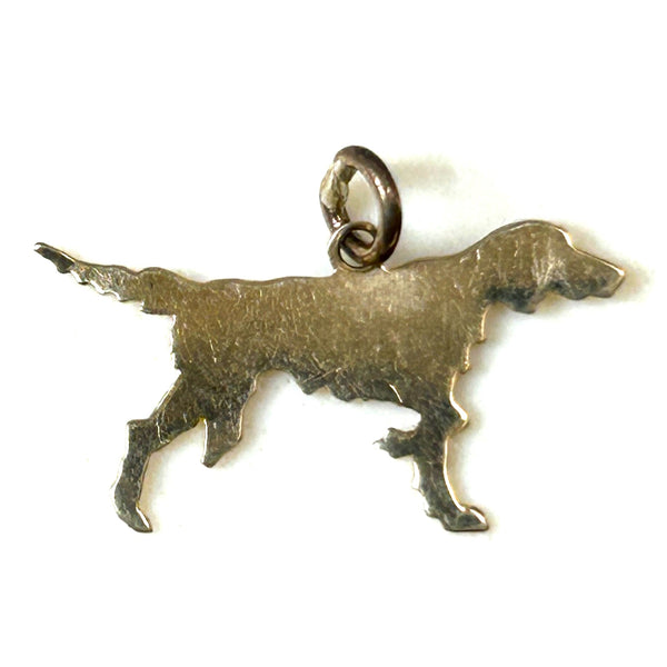 Miniature 9ct Gold “Hunting Dog” Charm Pendant