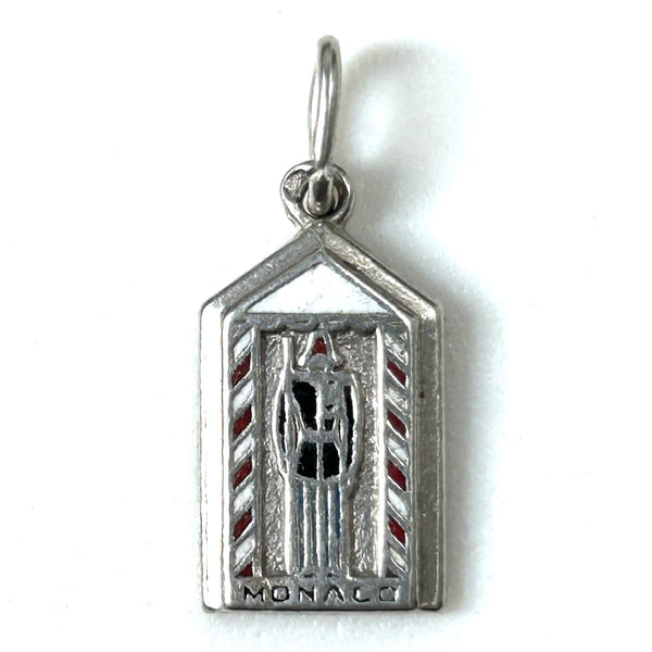 Miniature Silver “Monaco” Charm Pendant