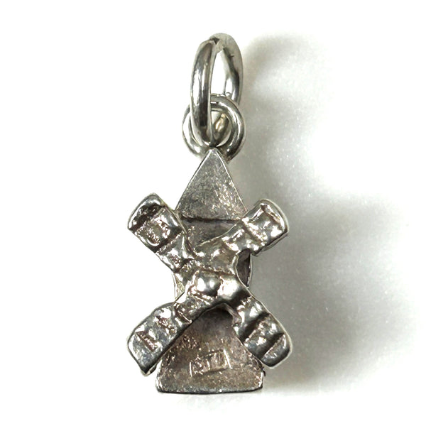 Miniature Silver “Windmill” Charm Pendant