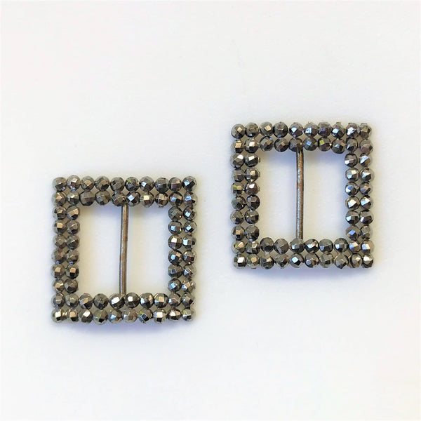 Vintage Cut Steel Shoe Buckles