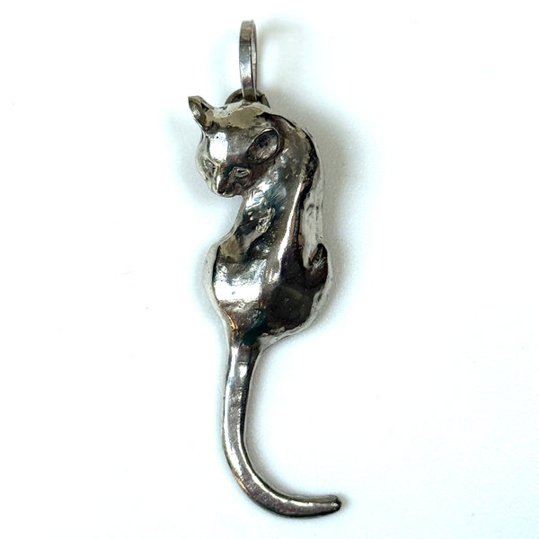 Sterling Silver “Cat” Pendant