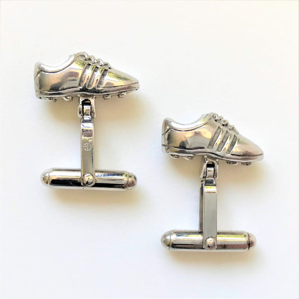 Sterling Silver ‘Soccer Boot’ Cufflinks