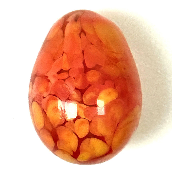 Small Decorative Art Glass Egg