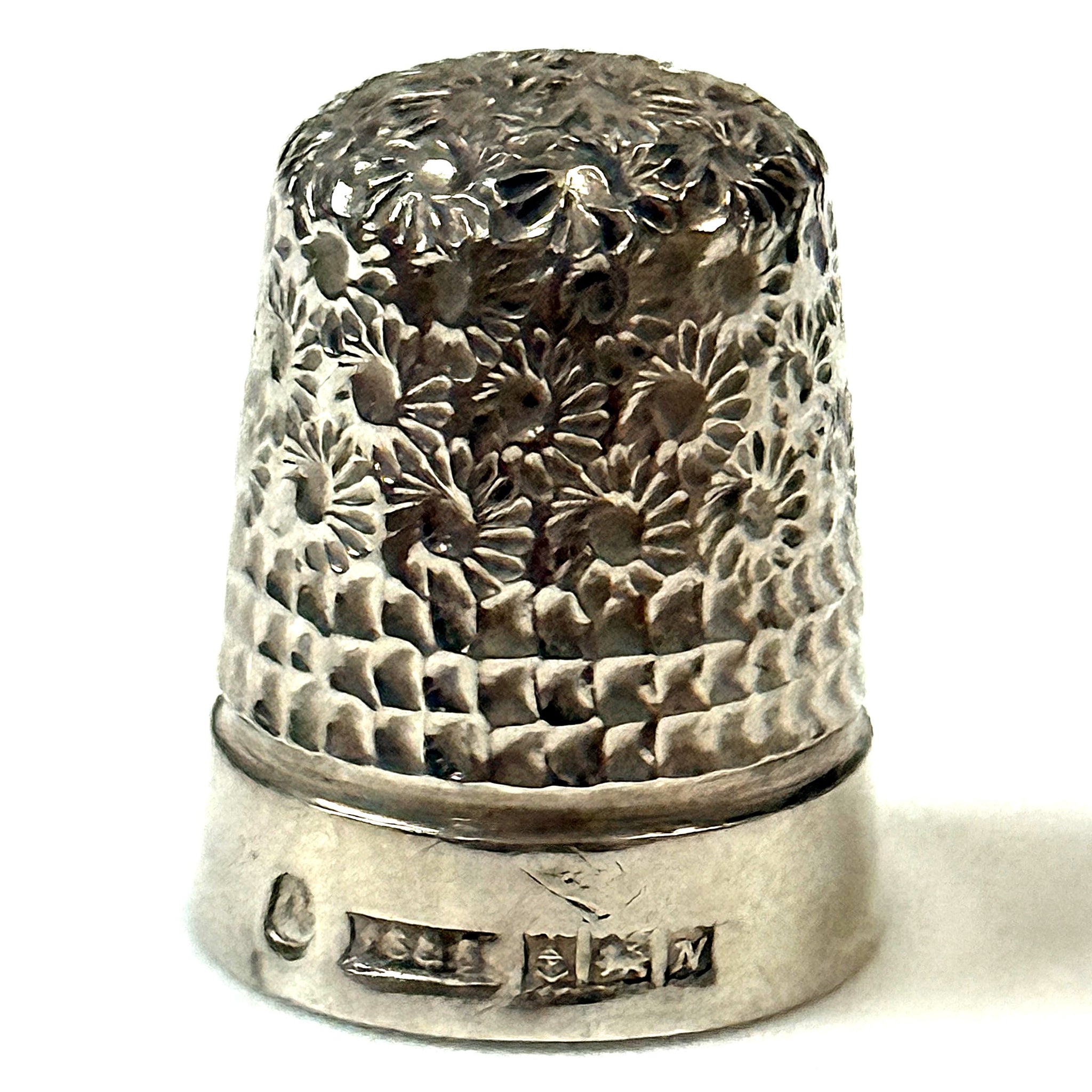 Large James Swann and Son Size “4” Silver Thimble