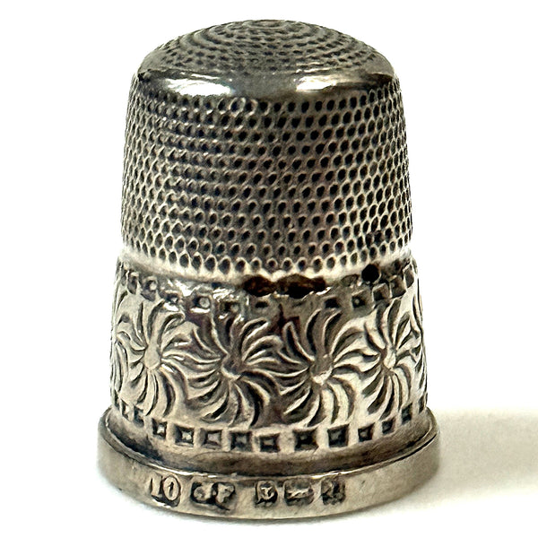 Smaller James Fenton and Co Silver Thimble
