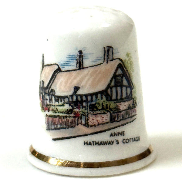 “Anne Hathaway’s Cottage, Stratford-upon-Avon” Thimble