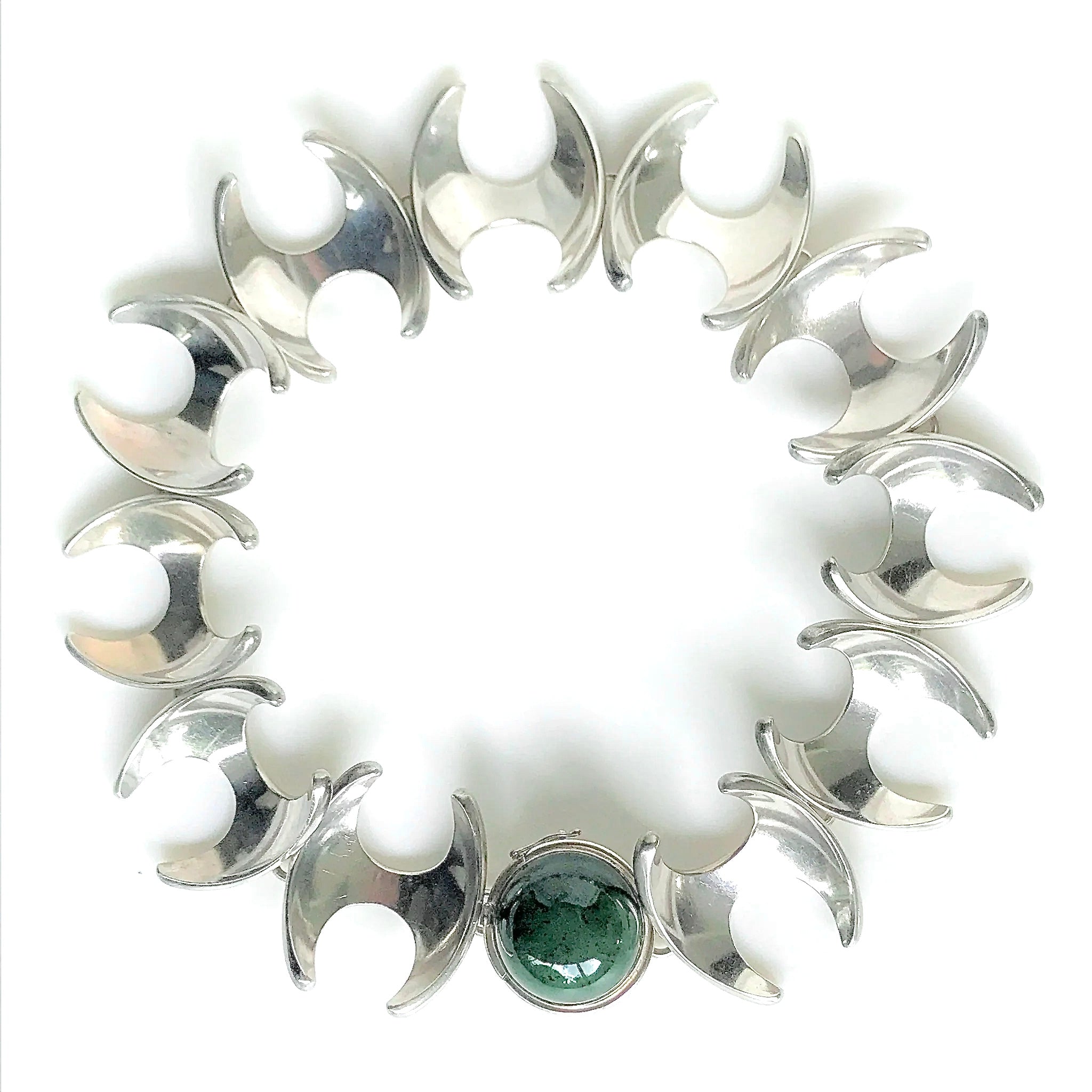 Georg Jensen Silver Necklace #130 by Henning Koppel