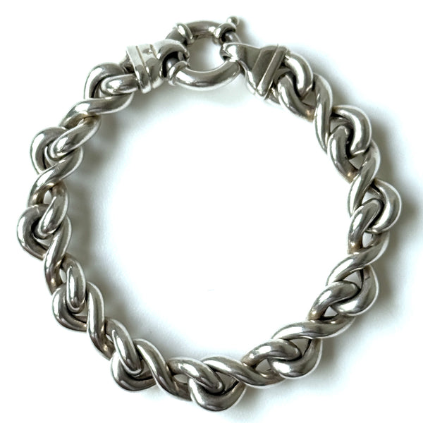 Sterling Silver Infinity-Link Bracelet
