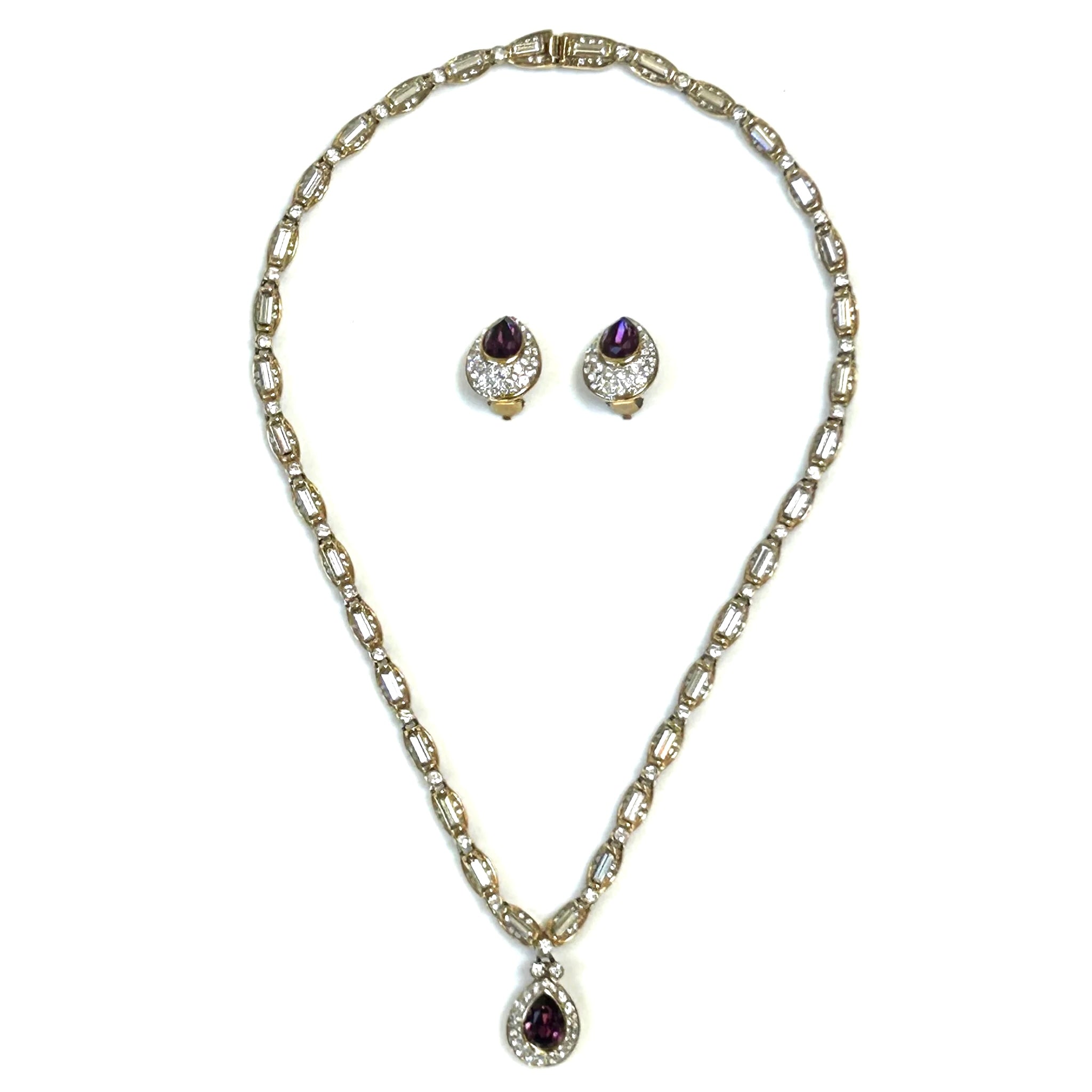 Gold-Plated Necklace and Earrings by Attwood and Sawyer