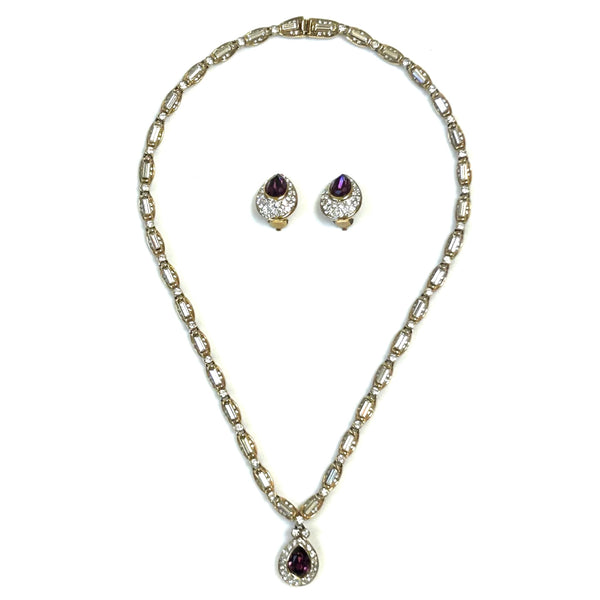 Gold-Plated Necklace and Earrings by Attwood and Sawyer