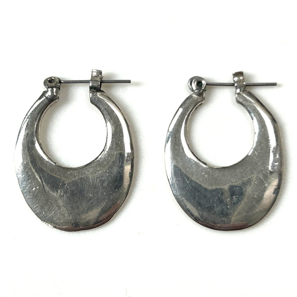 Silver Hoop Earrings