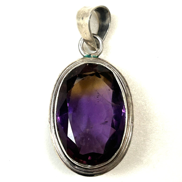 Sterling Silver and Ametrine Pendant
