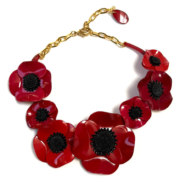 Large Cilea Bijoux Paris “Anemone” Necklace