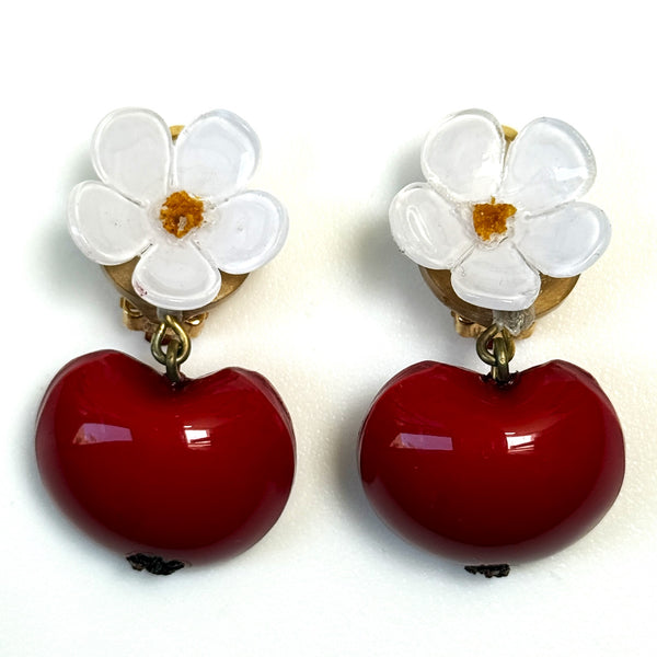 Cilea Bijoux Paris “Botanica” Clip-on Earrings