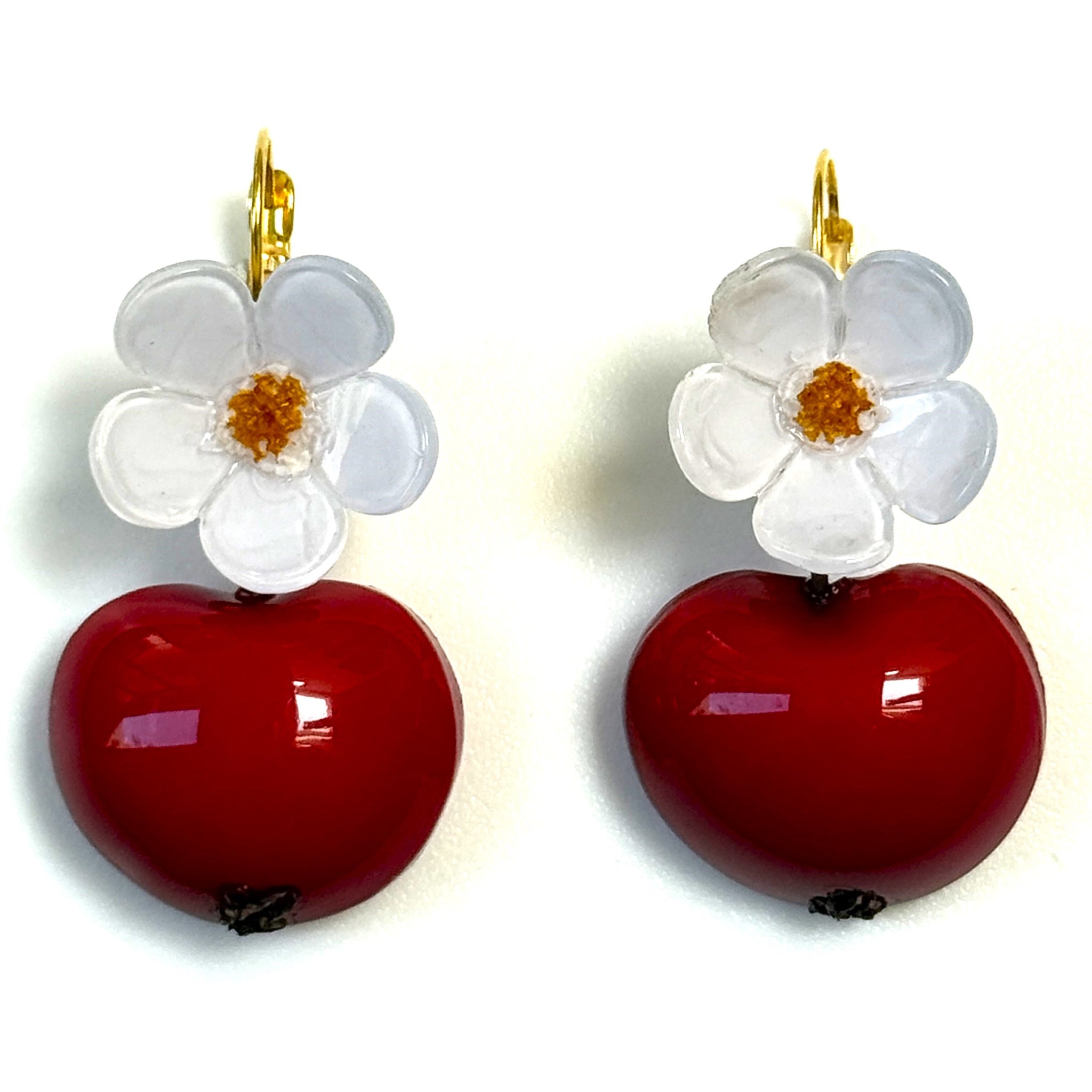 Cilea Bijoux Paris “Botanica” Drop Earrings