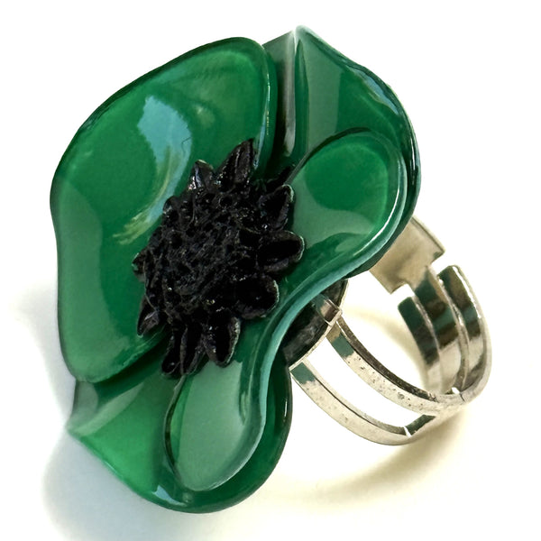 Cilea Bijoux Paris “Anemone” Flower Ring