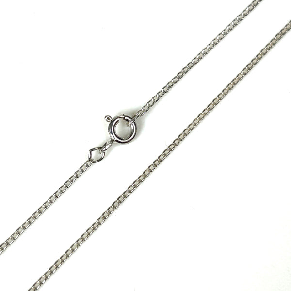 Sterling Silver Curb Chain Necklace