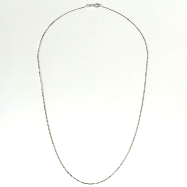 Sterling Silver Curb Chain Necklace