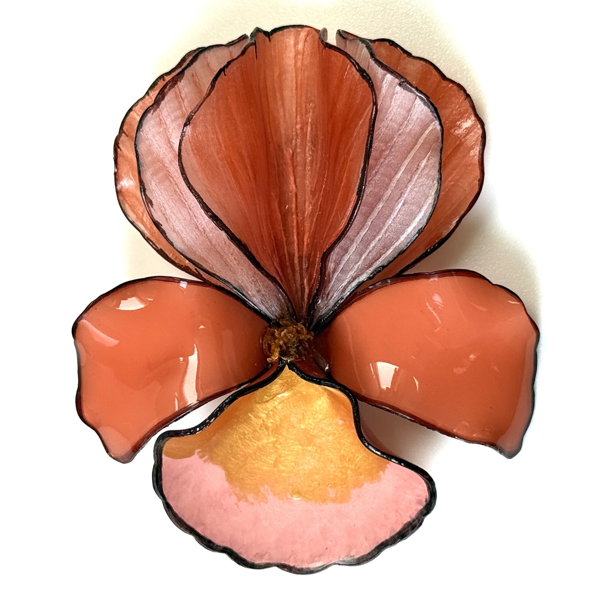 Large Cilea Bijoux Paris “Yvette Iris” Brooch