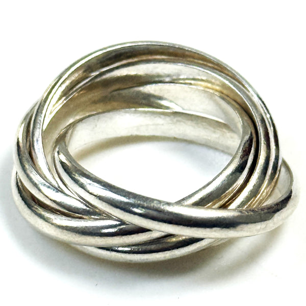 Sterling Silver “Russian Wedding Ring”