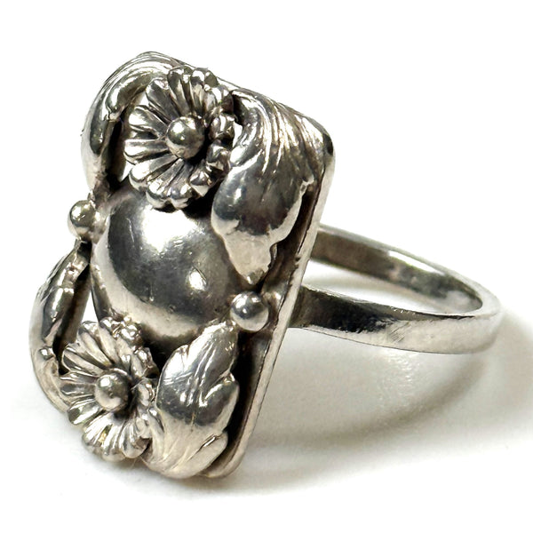Vintage N.E. From Silver Ring