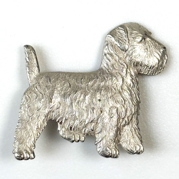 Vintage Sterling Silver “Terrier Dog” Brooch