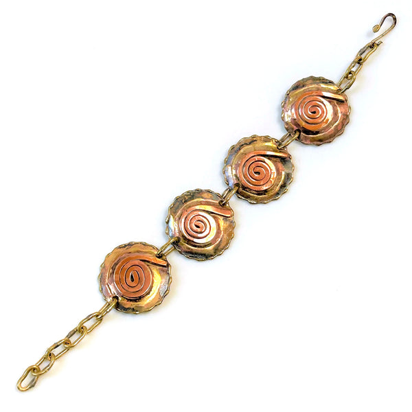 Hand-made Yellow Metal Bracelet